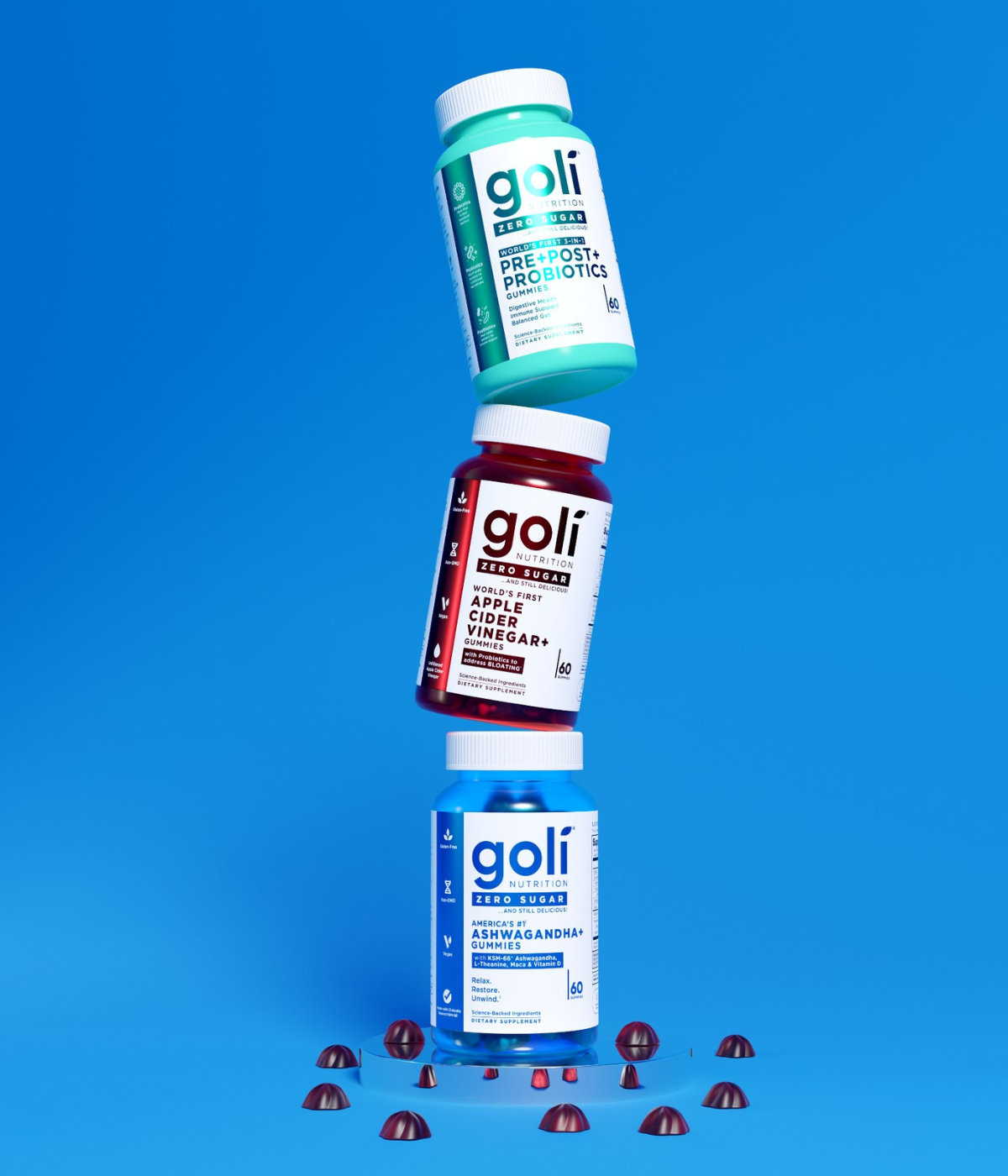 Goli products and wellness gummies